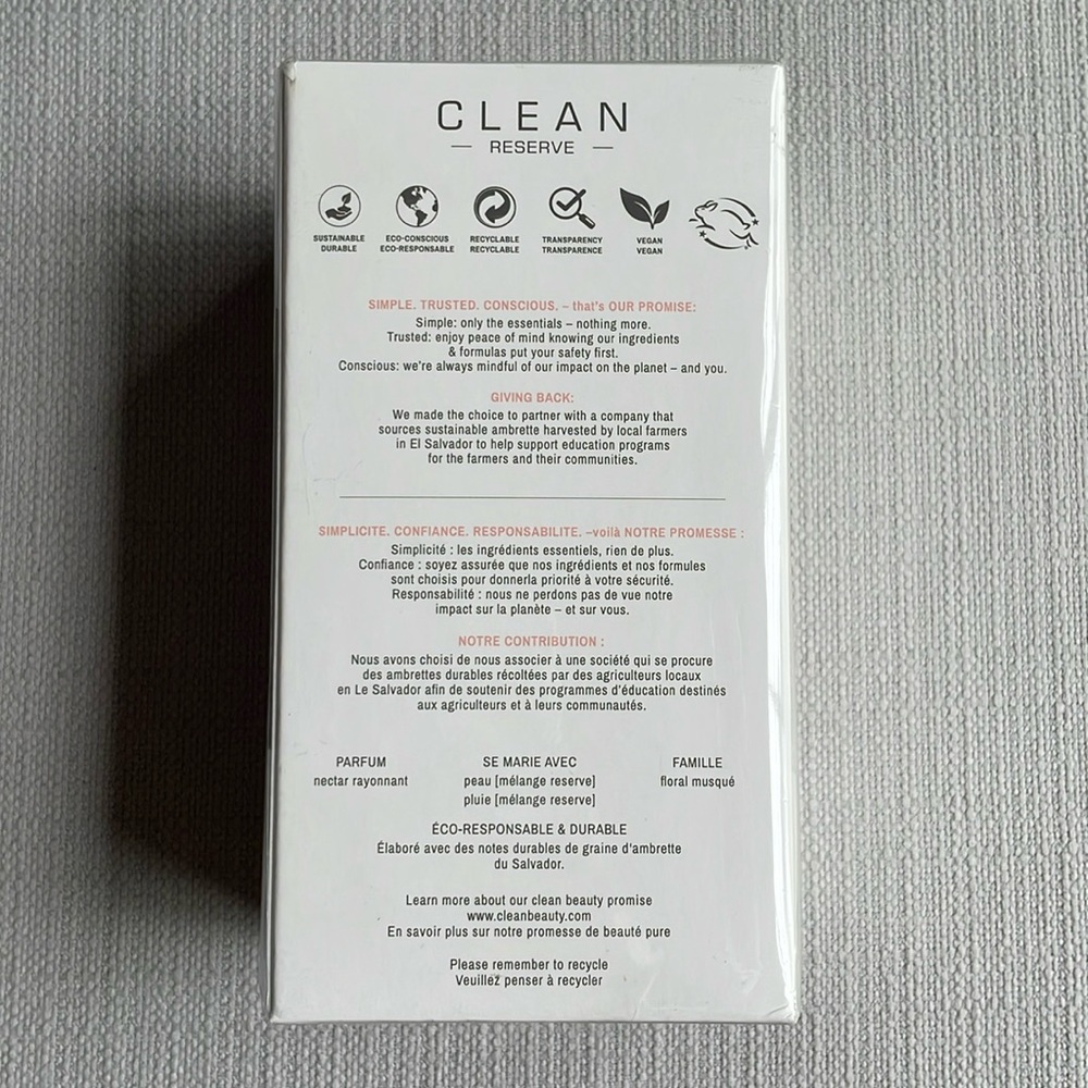 CLEAN RESERVE Radiant Nectar 100ml fragrance sealed - Picture 6 of 10